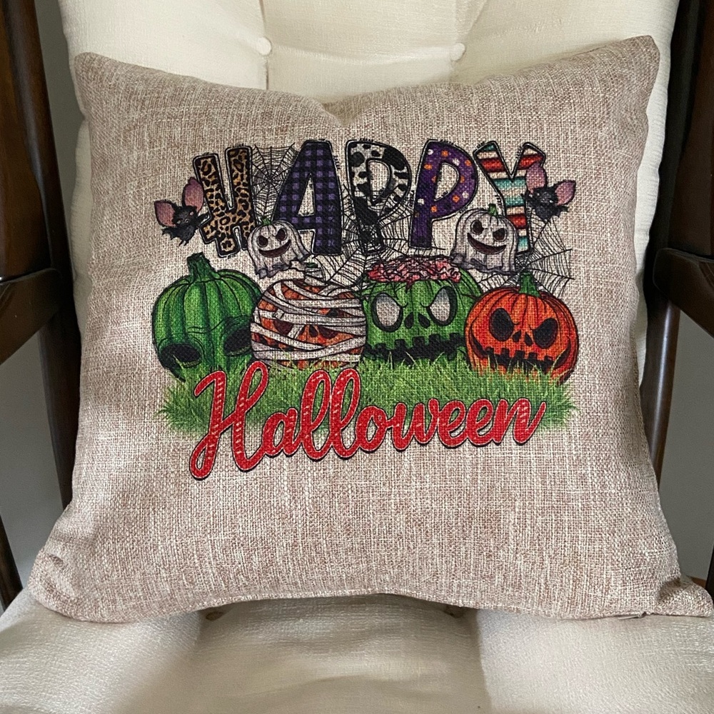 Clearance 💥Halloween Pillow Cover 2 Sided Images